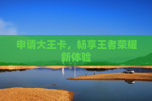 申请大王卡，畅享王者荣耀新体验