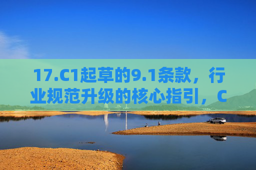 17.C1起草的9.1条款，行业规范升级的核心指引，C1起草的9.1条款，行业规范升级核心指引