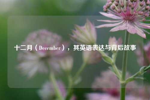 十二月（December），其英语表达与背后故事