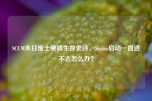 SCUM末日废土硬核生存史诗，Steam启动一直进不去怎么办？