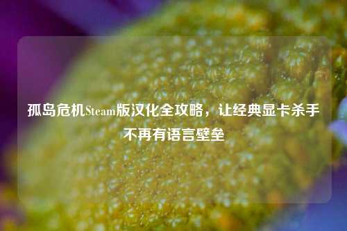 孤岛危机Steam版汉化全攻略，让经典显卡杀手不再有语言壁垒