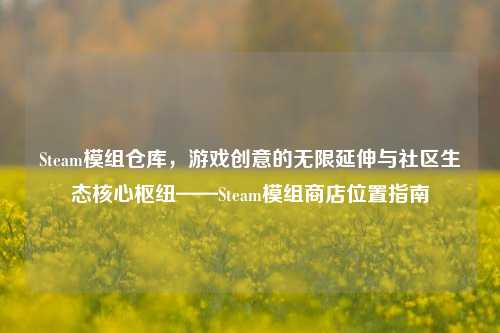 Steam模组仓库，游戏创意的无限延伸与社区生态核心枢纽——Steam模组商店位置指南