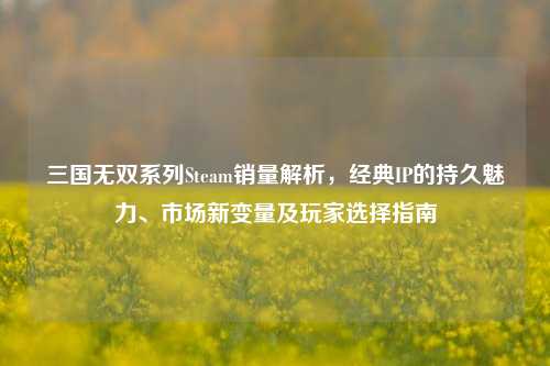 三国无双系列Steam销量解析，经典IP的持久魅力、市场新变量及玩家选择指南