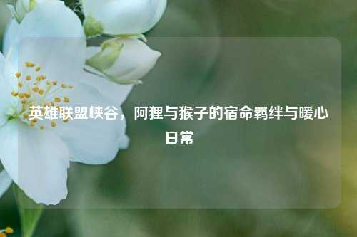 英雄联盟峡谷，阿狸与猴子的宿命羁绊与暖心日常