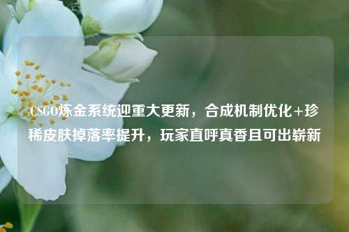 CSGO炼金系统迎重大更新，合成机制优化+珍稀皮肤掉落率提升，玩家直呼真香且可出崭新