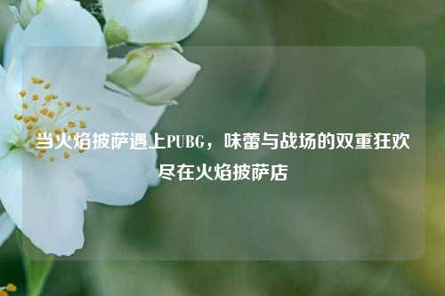 当火焰披萨遇上PUBG，味蕾与战场的双重狂欢尽在火焰披萨店