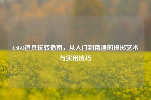 CSGO道具玩转指南，从入门到精通的投掷艺术与实用技巧