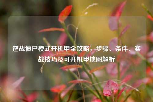 逆战僵尸模式开机甲全攻略，步骤、条件、实战技巧及可开机甲地图解析