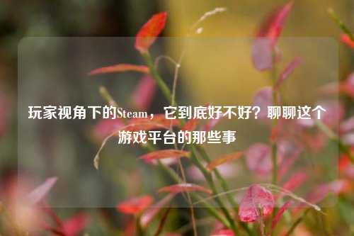 玩家视角下的Steam，它到底好不好？聊聊这个游戏平台的那些事