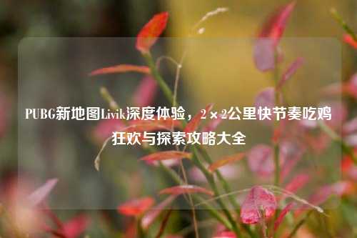 PUBG新地图Livik深度体验，2×2公里快节奏吃鸡狂欢与探索攻略大全