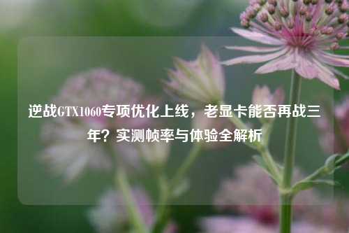 逆战GTX1060专项优化上线,老显卡能否再战三年?实测帧率与体验全解析