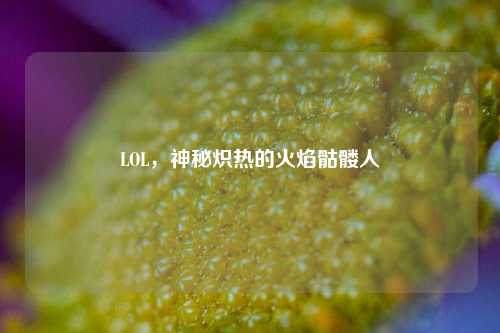 LOL,神秘炽热的火焰骷髅人